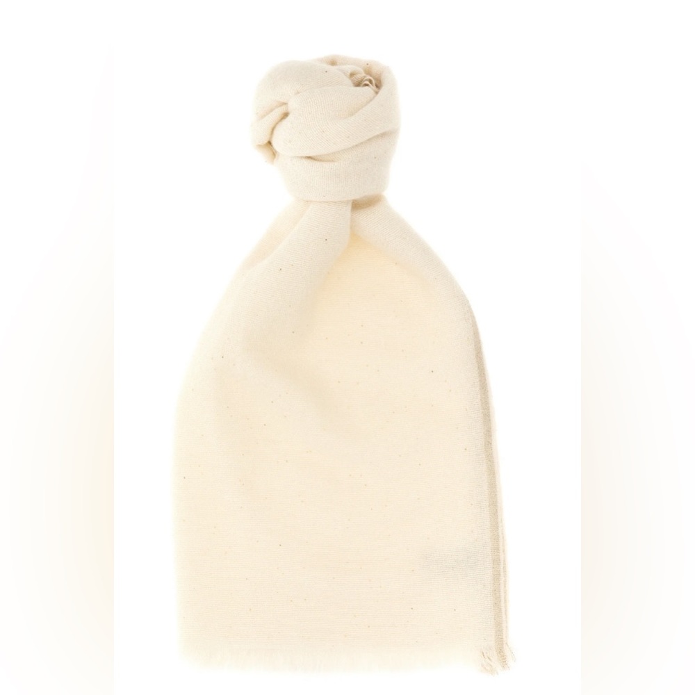 Brunello Cucinelli Long Fringed Edge Scarf